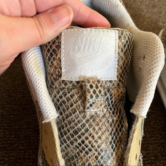Nike ID Custom Air Max 90 Snake Skin Women Size 5 - Picture 4 of 12